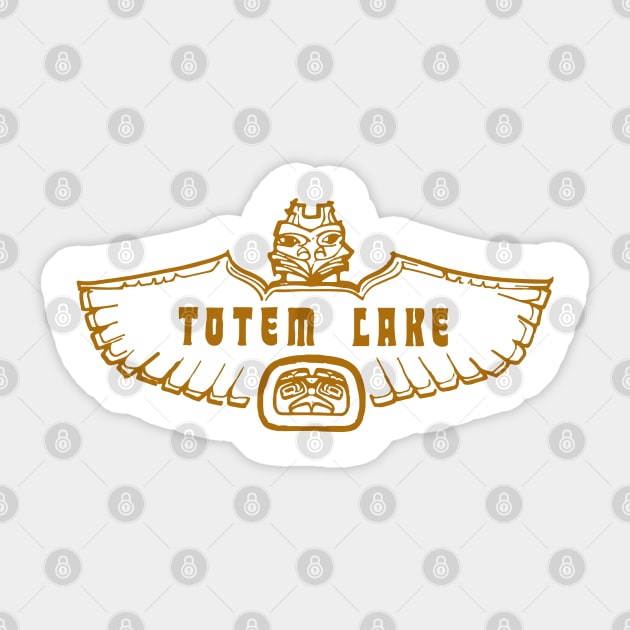 Totem Lake Sticker by JCD666